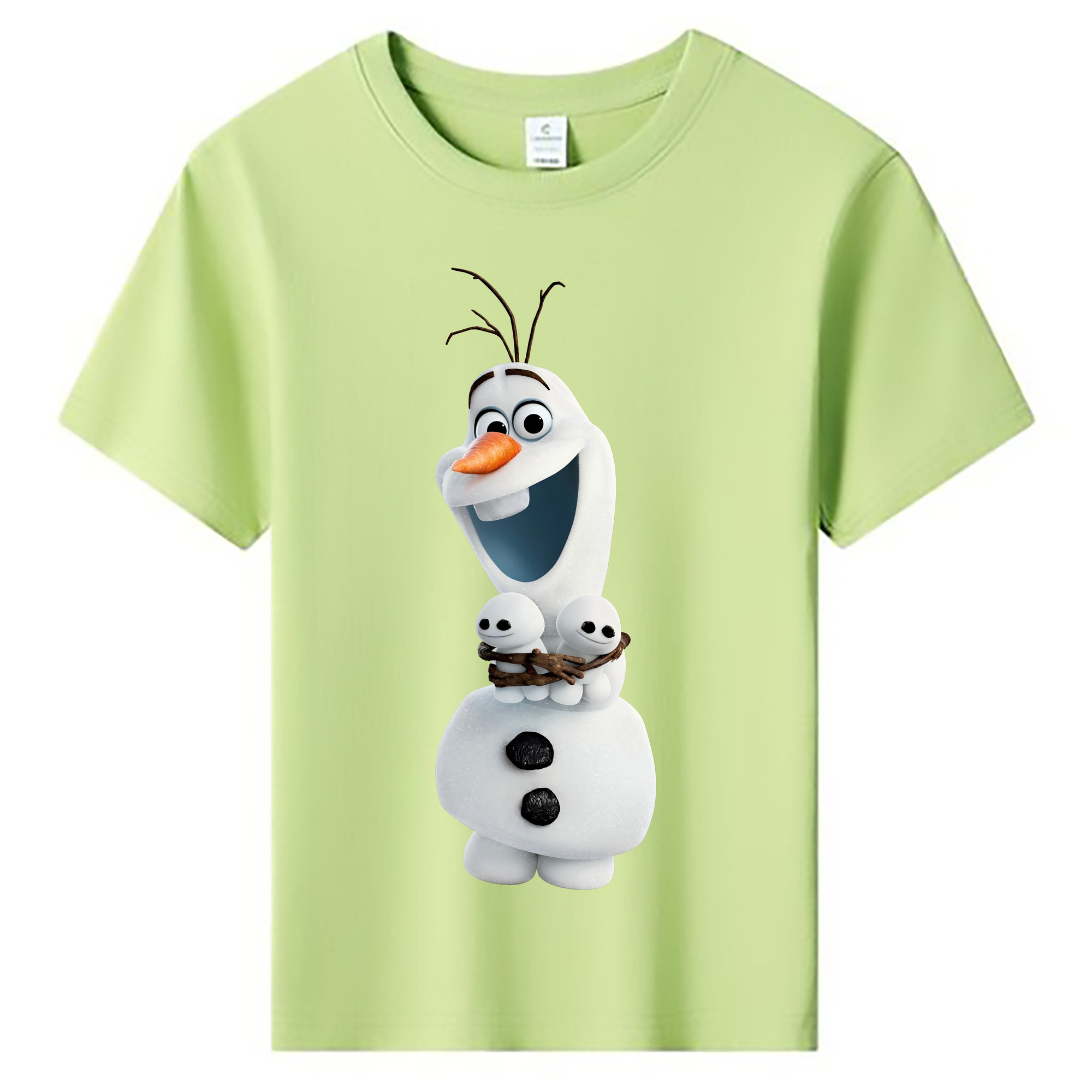 （画像用） アナと雪の女王 アンナ エルサ Frozen Anna Elsa 綿100％キッズTシャツ（フロントプリント）
